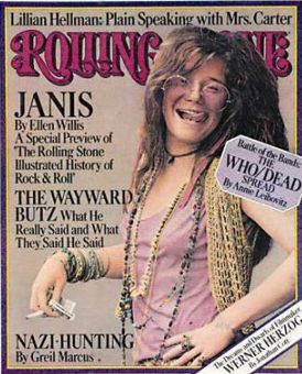 Janis Joplin, Nov 18, 1976 Rolling Stone. Click for copy.