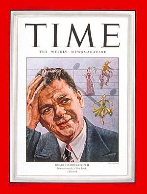 Oscar Hammerstein II on the cover of Time magazine, October 20, 1947.