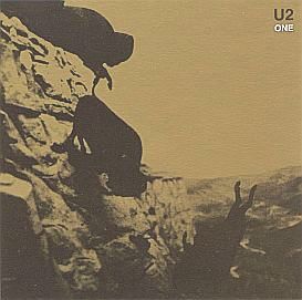 CD cover for “One,” depicting buffalo going over a cliff. Photo, David Wojnarowicz. Click for digital.