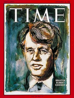 September 16, 1966.  RFK on Time cover, now as New York's U.S. Senator.