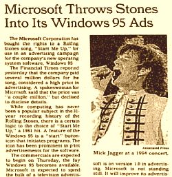 Launch of Windows 95 - Stories