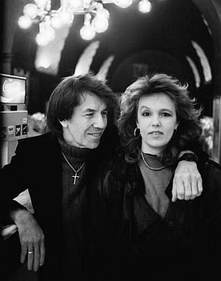 1996. Link Wray and his wife Olive, in Copenhagen, Denmark.