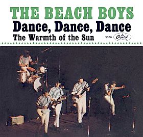 Single sleeve for "Dance, Dance Dance" with "The Warmth of The Sun." Click for 'Dance, Dance, Dance'.