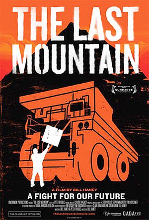 Promotional poster for the 2011 film, “The Last Mountain.”