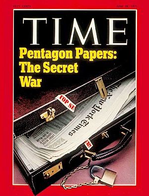 June 28, 1971: Time cover, “Pentagon Papers: The Secret War.”
