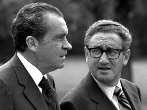 President Richard Nixon and Henry Kissinger, early 1970s.