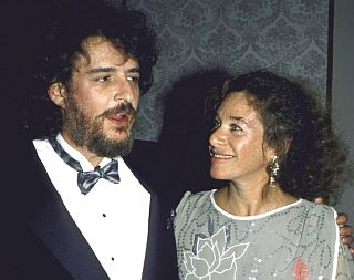 March 1987. Gerry Goffin and Carole King at their induction into the Songwriters Hall of Fame.
