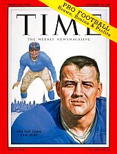 Sam Huff, Time cover 1959.