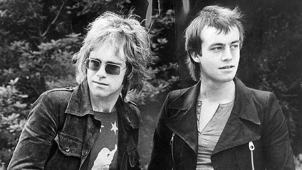 1970. Young collaborators, Elton John  and Bernie Taupin, on the cusp of becoming one of the music industry’s most successful hit-producing teams.