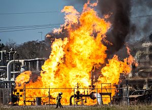Explosion & fire at a Phillips 66 natural gas liquids line at Paradis, LA killed one worker and injured 3 others.