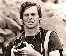 1972: George Plimpton photographing birds in Africa. Photo, Freddy Plimpton / WNET.