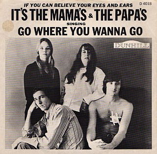 Record sleeve for "Go Where You Wanna Go". Click for digital.