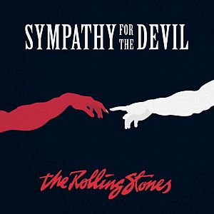 Art work for Rolling Stones' song, "Sympathy for the Devil." Click for digital single.
