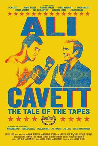 A poster for “Ali & Cavett: The Tale of the Tapes.” Click for video at Amazon. 