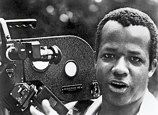 William Greaves shooting footage for “The Fight,” his film on the March 1971 Ali-Frazier fight. Photo, John D. Kisch, 