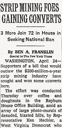 April 1971 NY Times news clip.