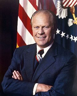 1974 portrait of President Gerald R. Ford.