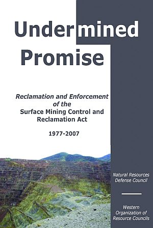 This August 2007 joint report on the strip mine law by the Western Organization of Resource Councils and the Natural Resources Defense Council, offered a critical assessment.