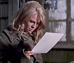 Lara discovering a poem from Zhivago about her one morning at Varykino – of a later-to-be famous collection,