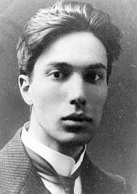 1908 - Boris Pasternak, school photo.