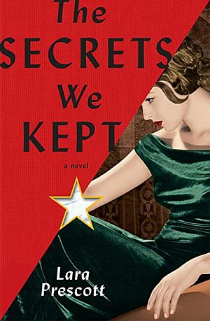 Original cover art for first edition of Lara Prescott’s “The Secrets We Kept,” 2019 Knopf hardback. Click for copy. 